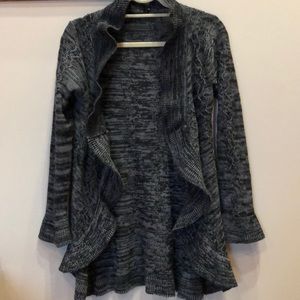 Ruffle Sweater Cardigan